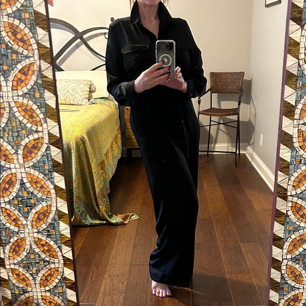 Banana Republic Black Utility Jumpsuit